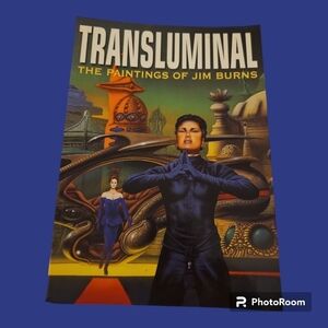 Transluminal The Paintings of Jim Burns 1999 Collectible Paperback Book